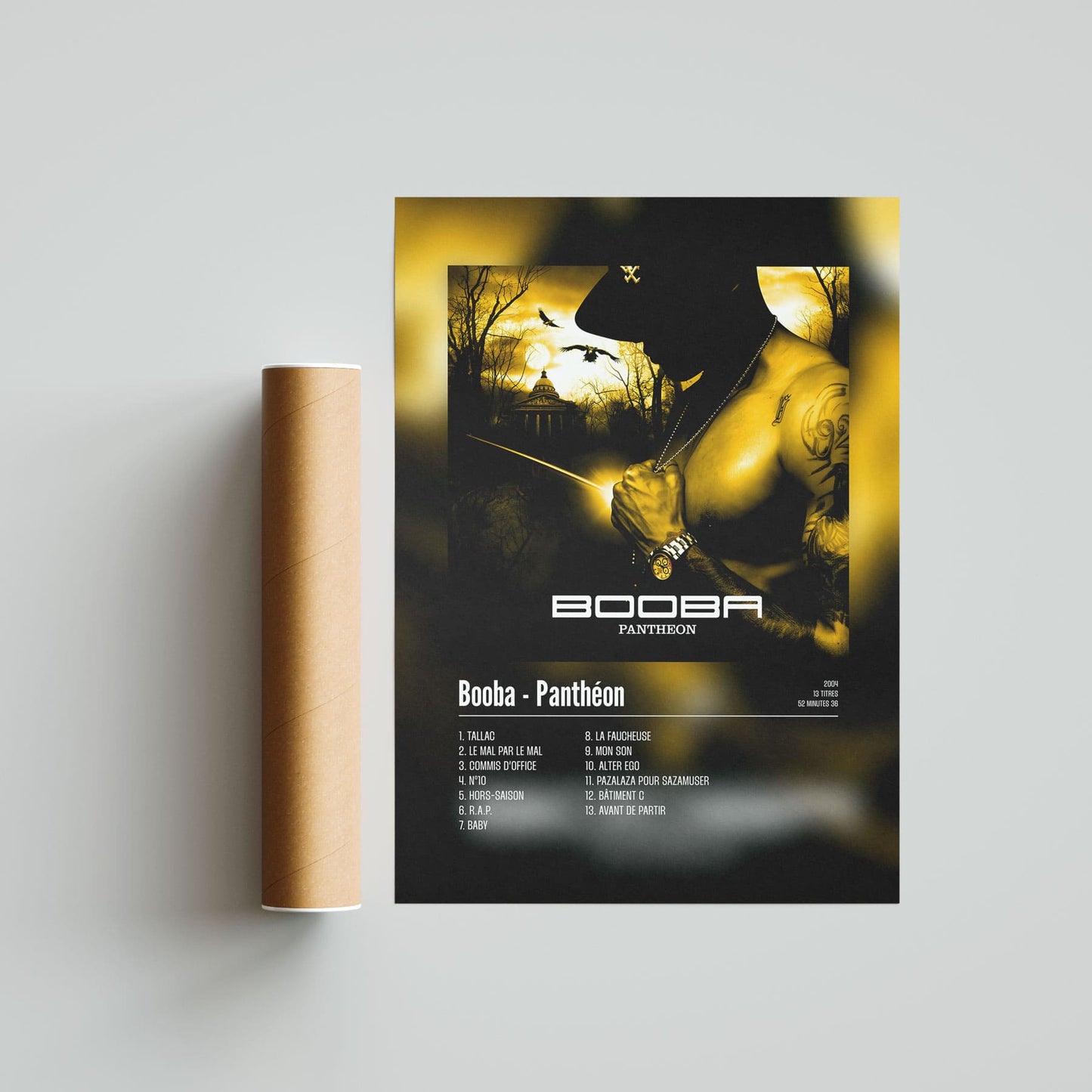 Poster Booba - Panthéon
