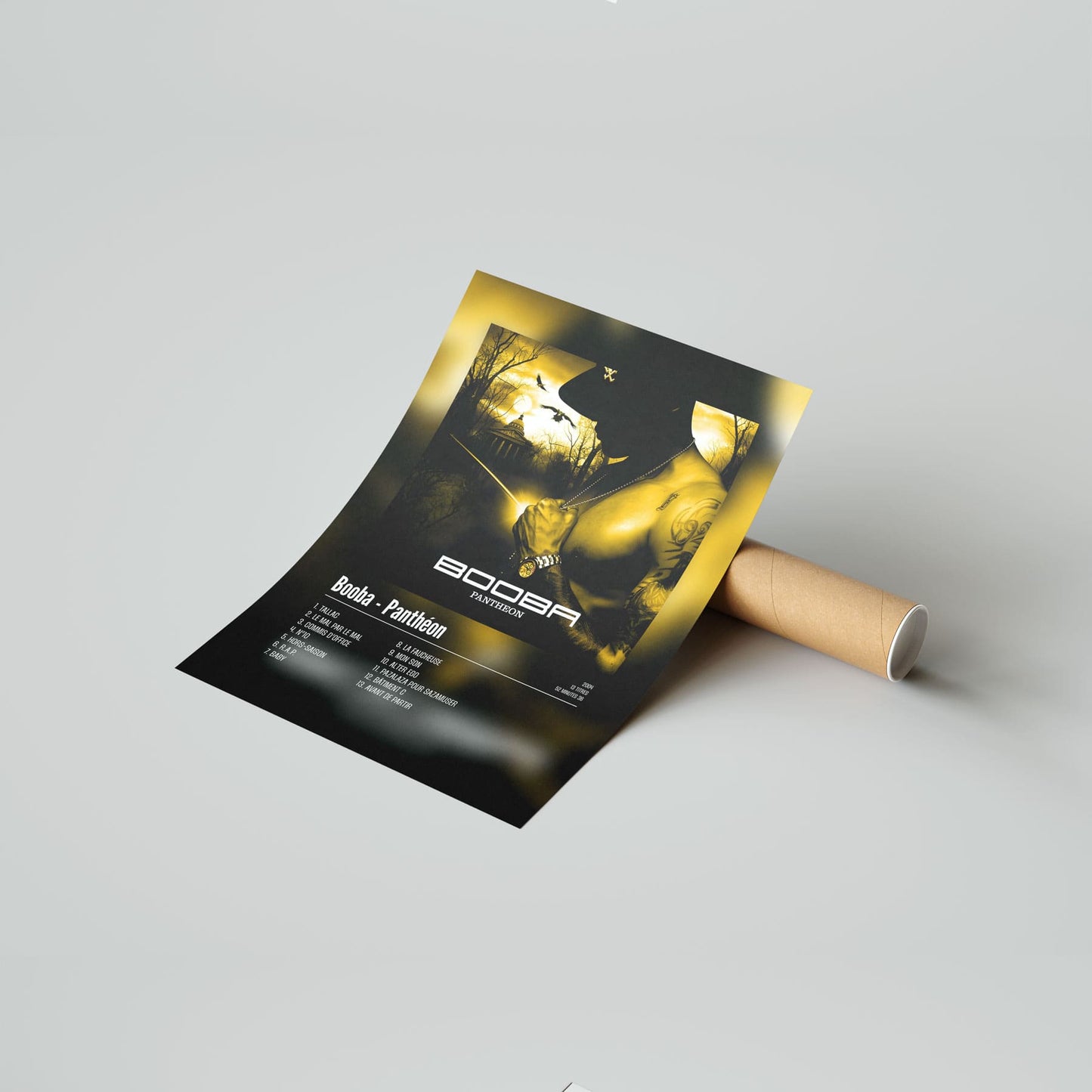 Poster Booba - Panthéon