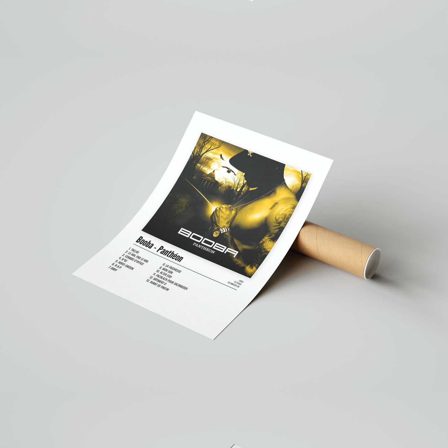 Poster Booba - Panthéon