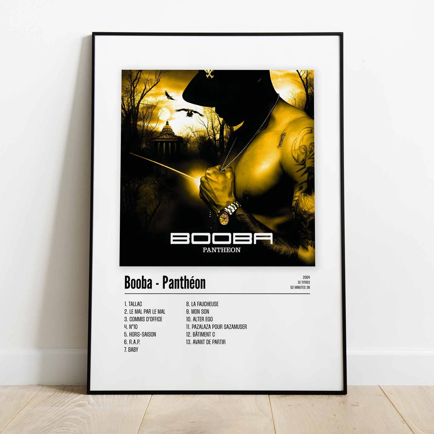 Poster Booba - Panthéon