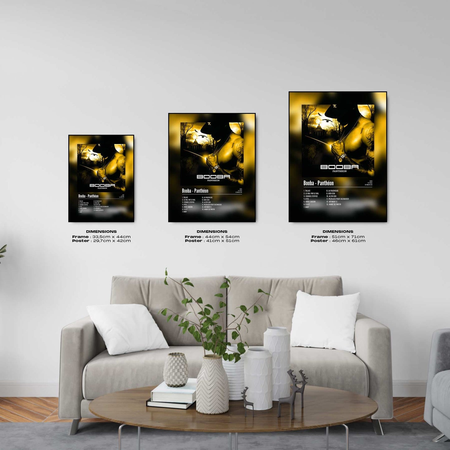 Poster Booba - Panthéon