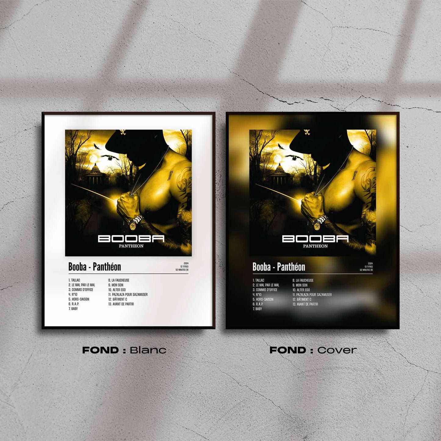 Poster Booba - Panthéon
