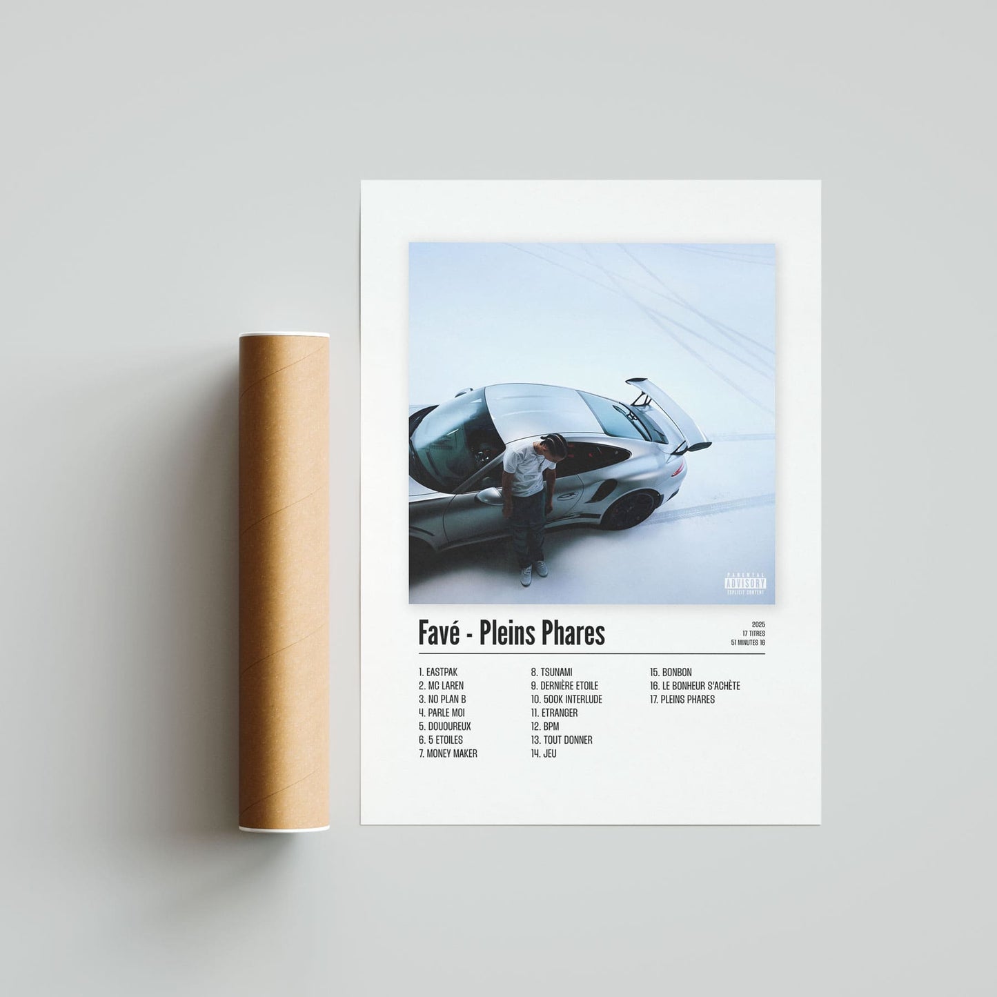 Poster Favé - Pleins Phares