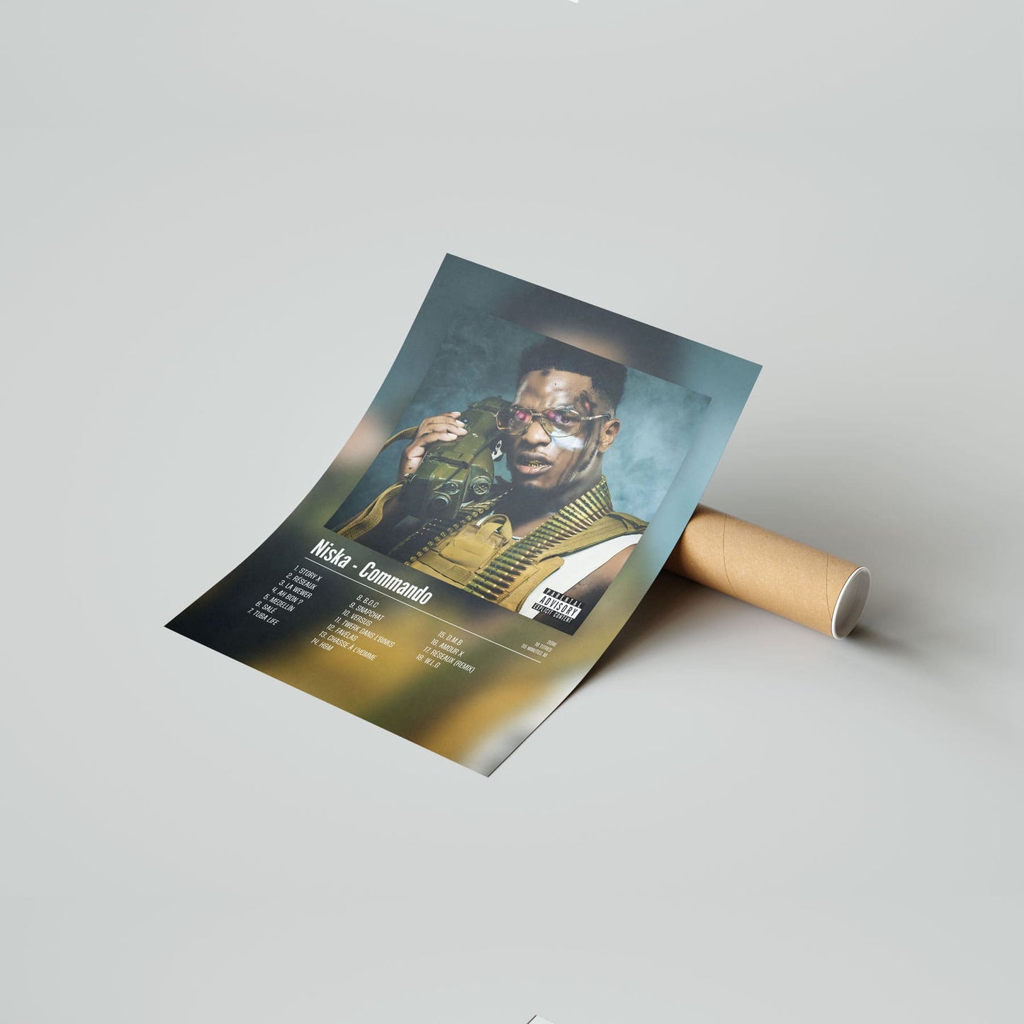 Poster Niska - Commando