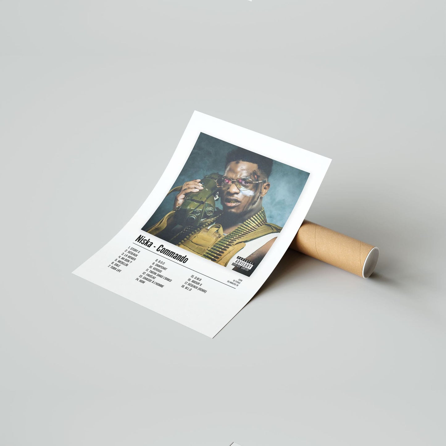 Poster Niska - Commando