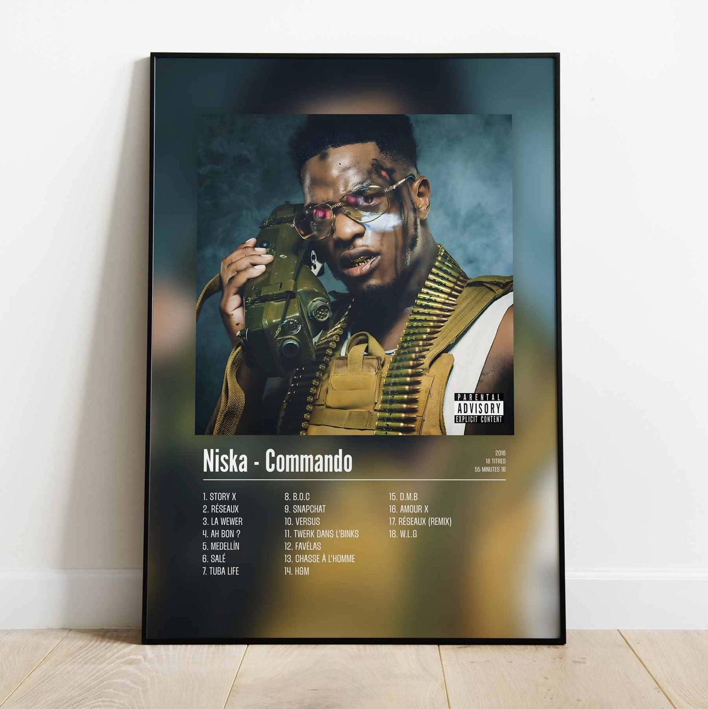 Poster Niska - Commando