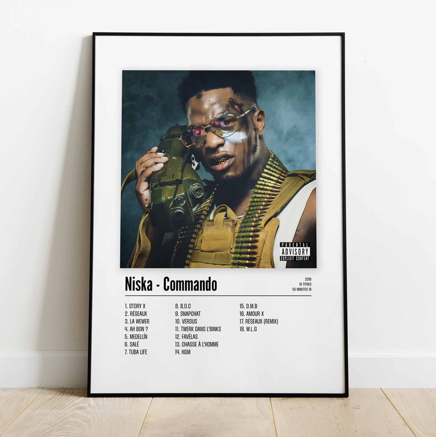 Poster Niska - Commando