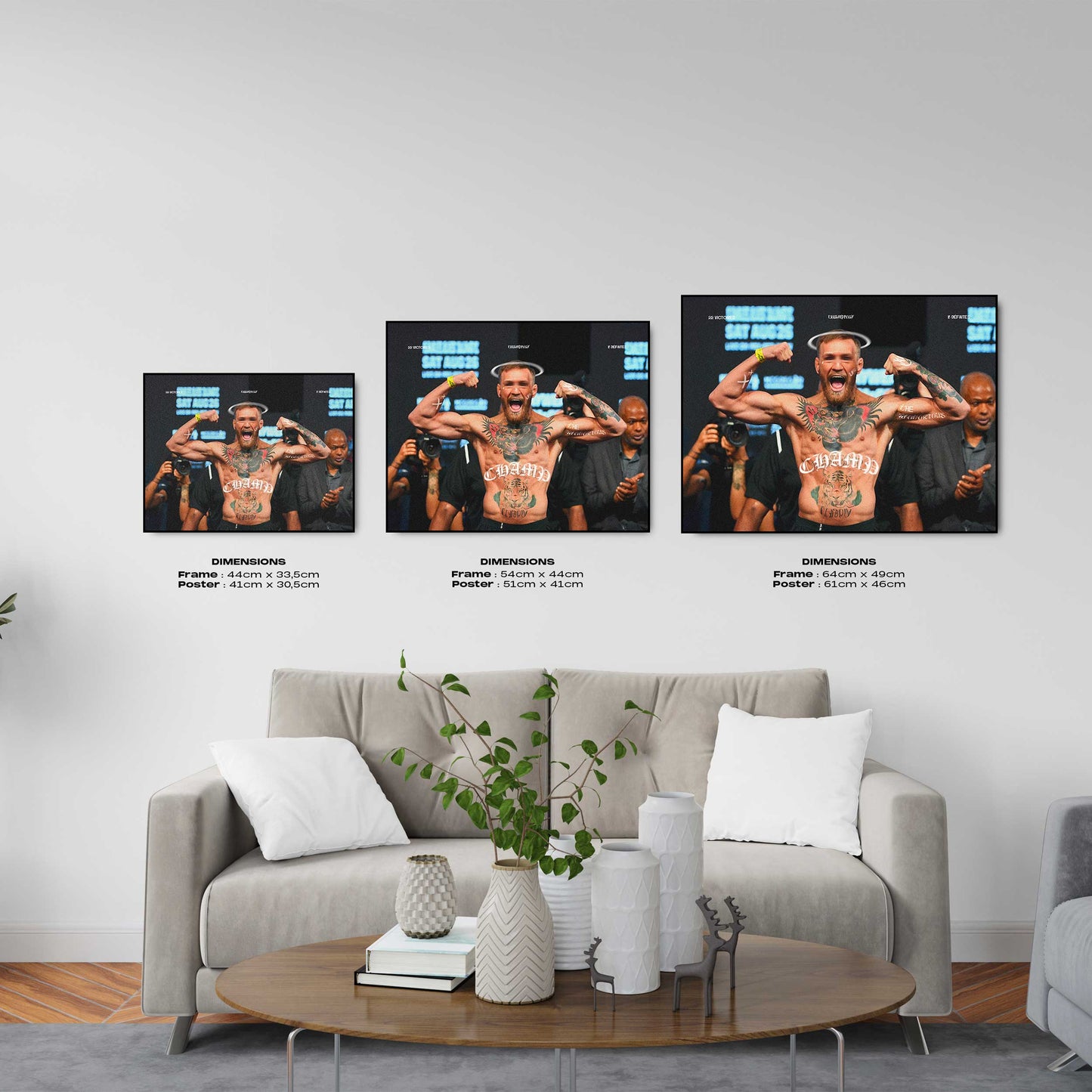 Poster Conor McGregor - The Champ - Top Frame