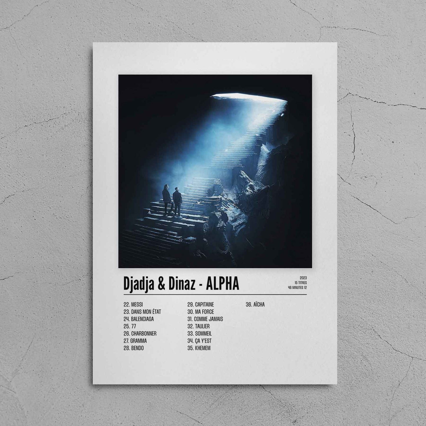 Poster Djadja & Dinaz - ALPHA - Disque 2 - Top Frame