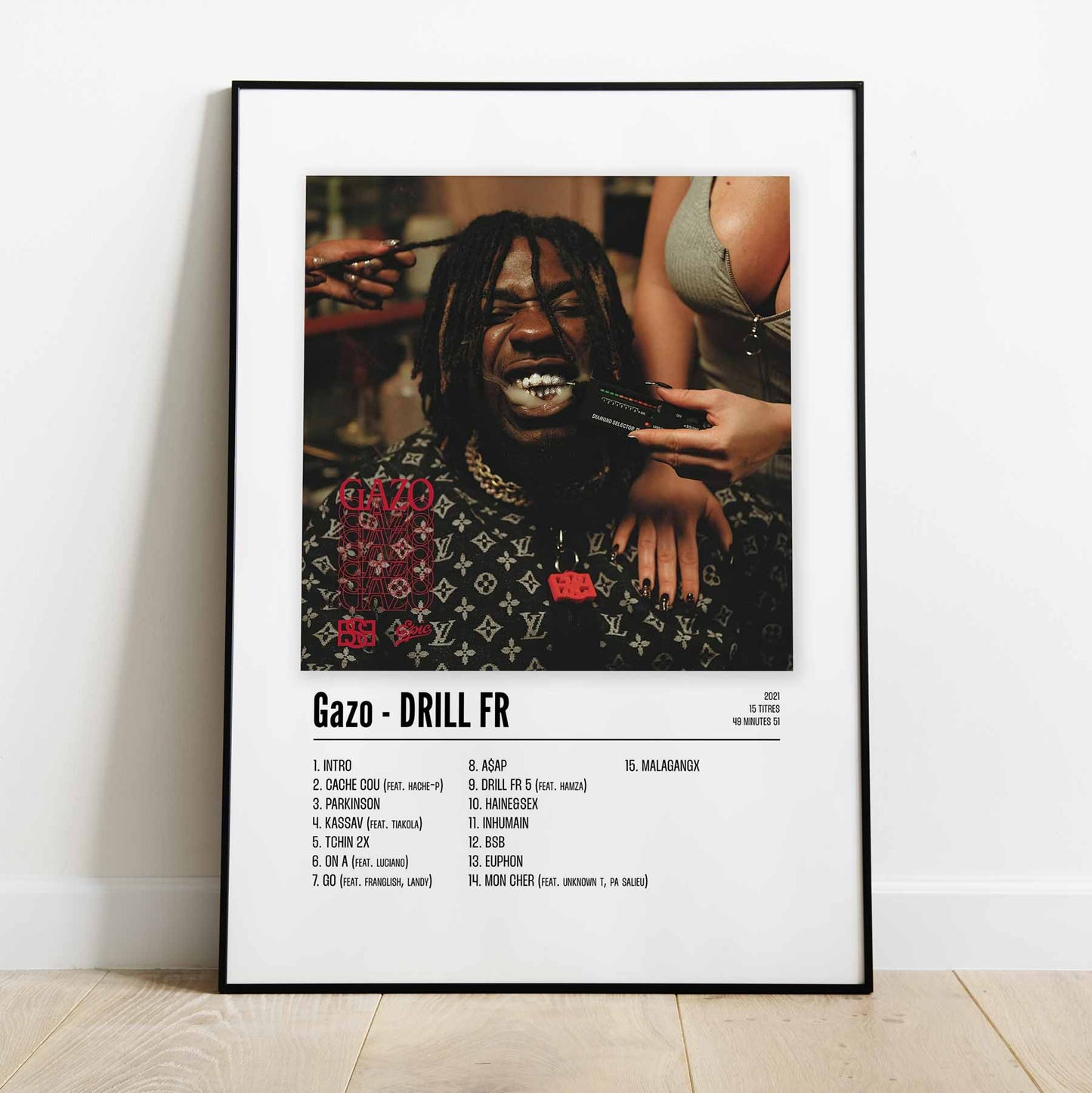 Poster Gazo - DRILL FR - Top Frame