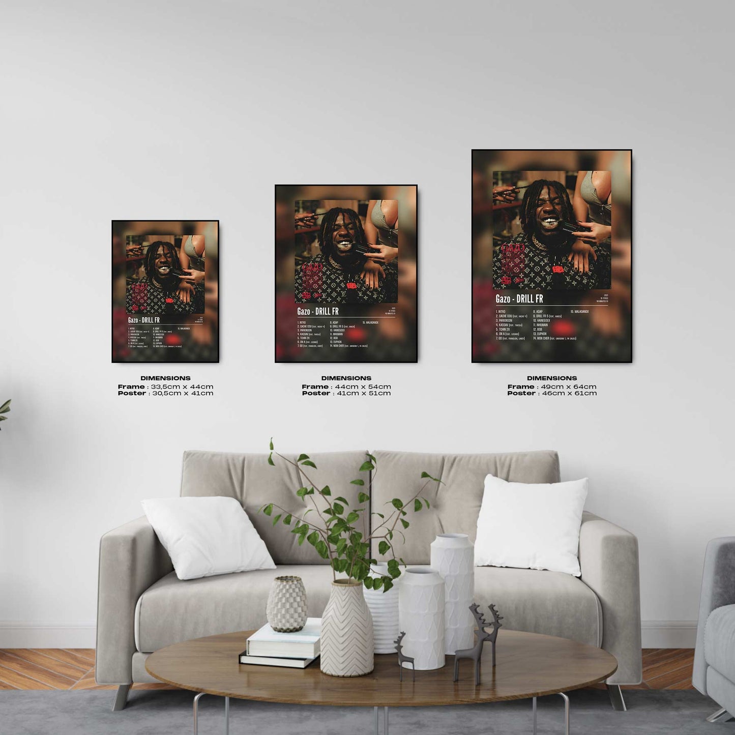 Poster Gazo - DRILL FR - Top Frame