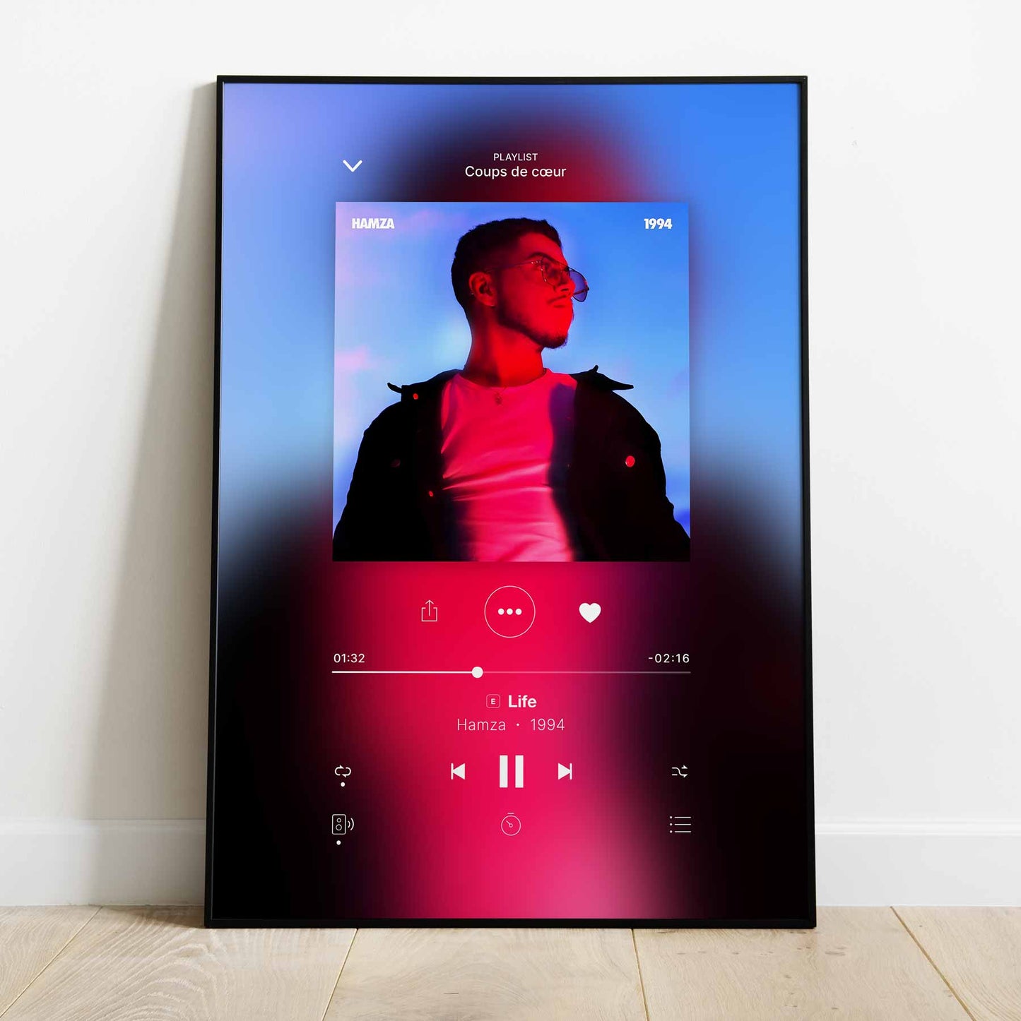 Poster Hamza - 1994 - Life - Top Frame