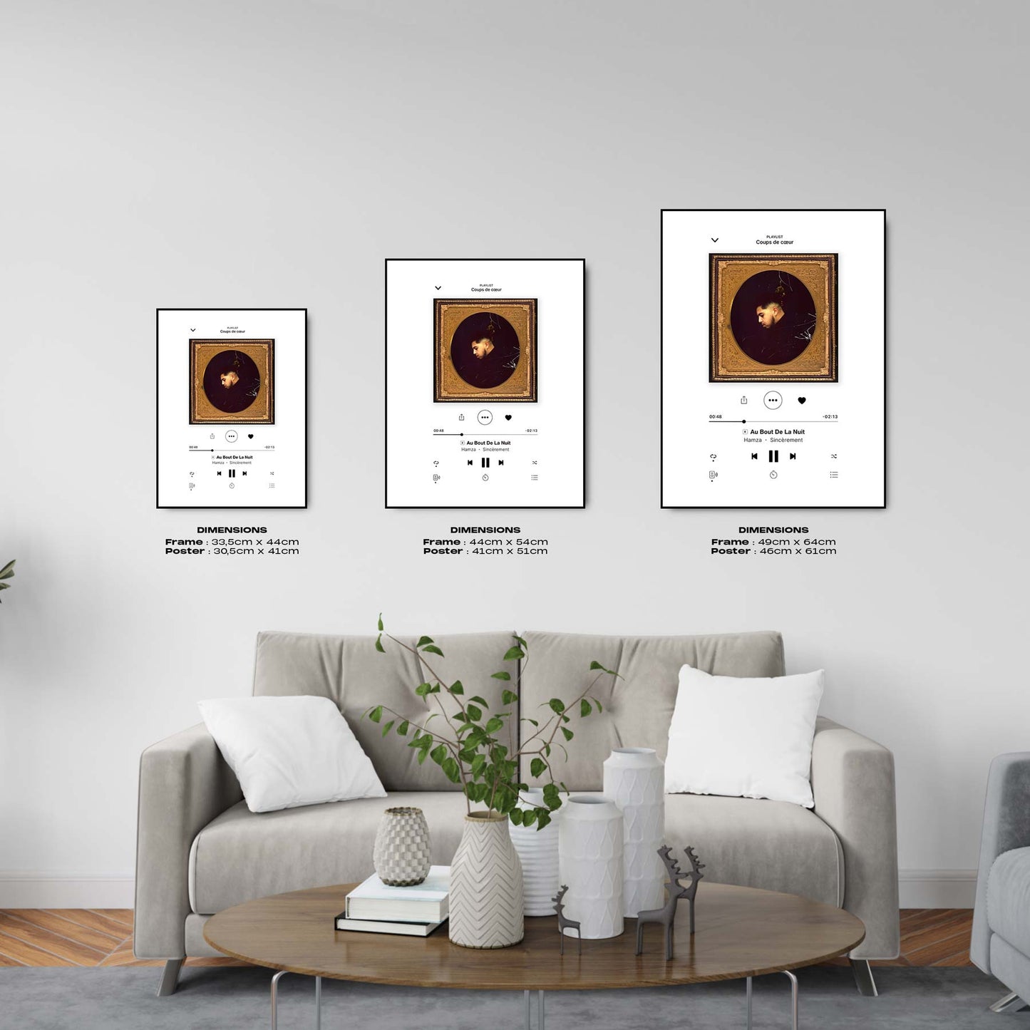 Poster Hamza - Sincèrement - Top Frame