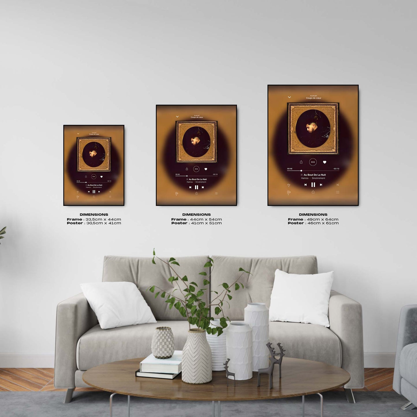 Poster Hamza - Sincèrement - Top Frame