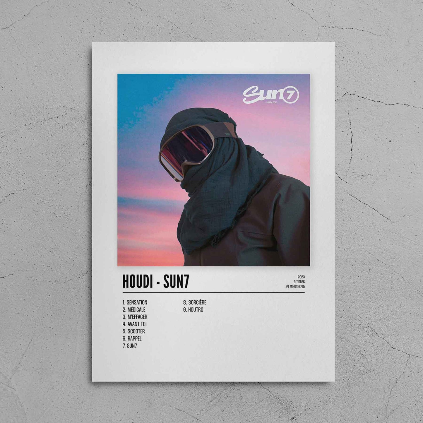 Poster HOUDI - SUN7 - Top Frame