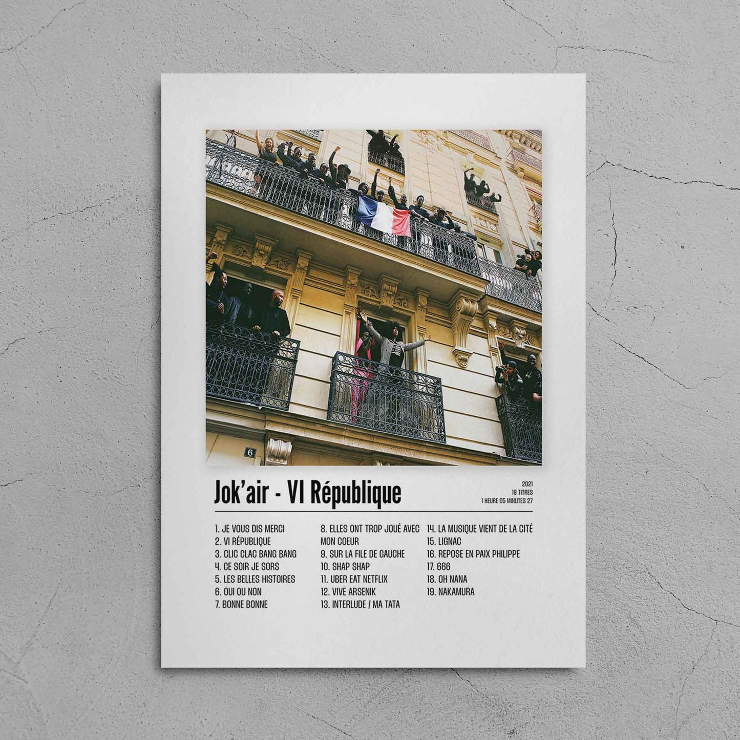 Poster Jok'air - VI République - Top Frame