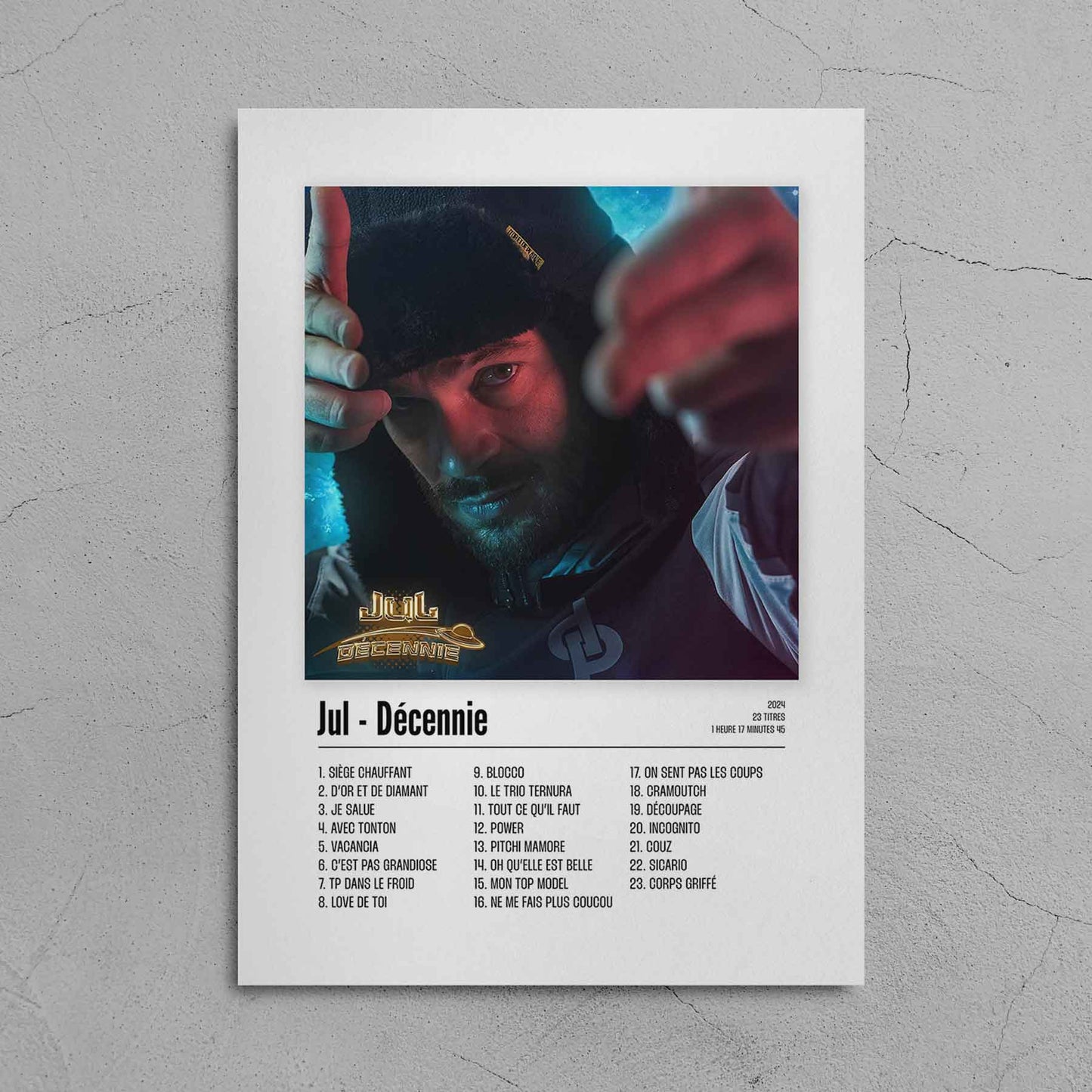 Poster Jul - Décennie - Top Frame