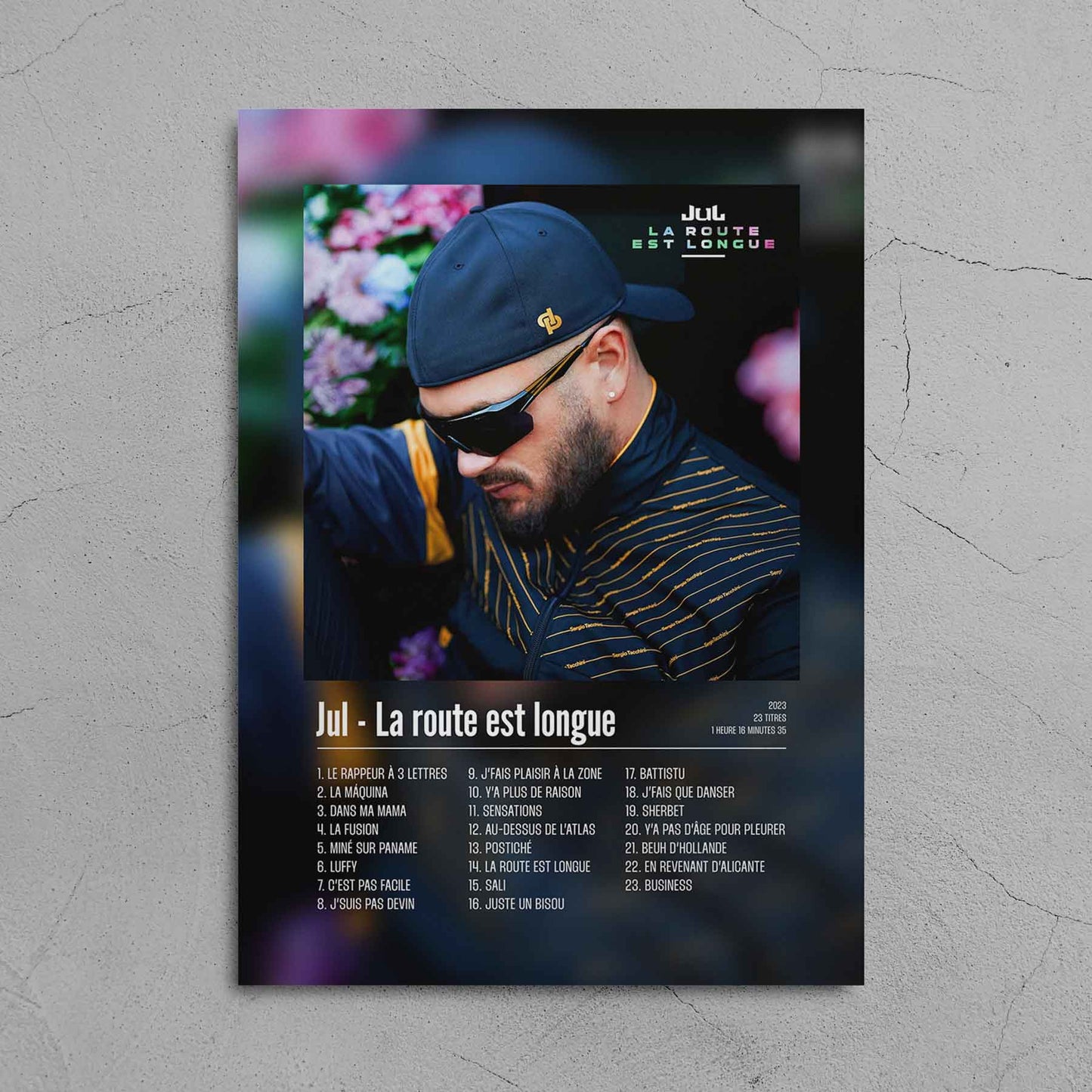 Poster Jul - La route est longue - Top Frame
