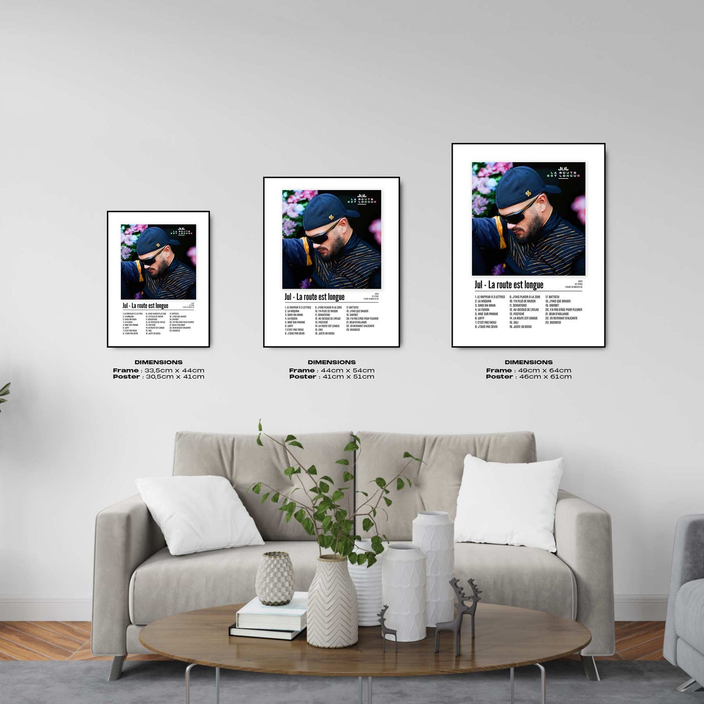 Poster Jul - La route est longue - Top Frame