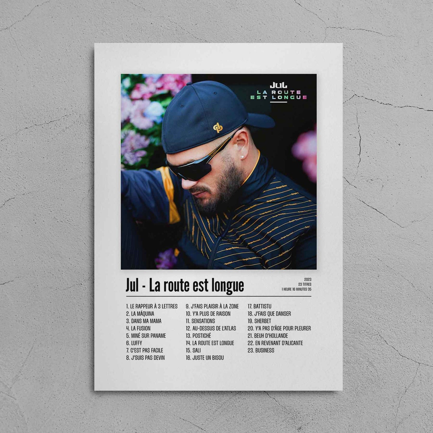 Poster Jul - La route est longue - Top Frame