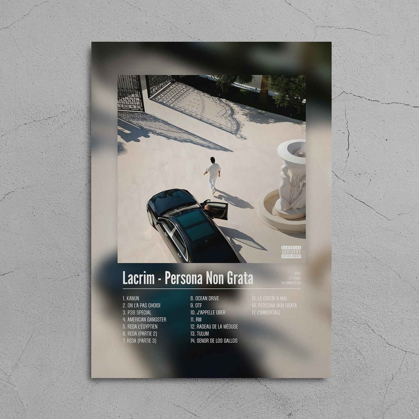 Poster Lacrim - Persona Non Grata - Top Frame