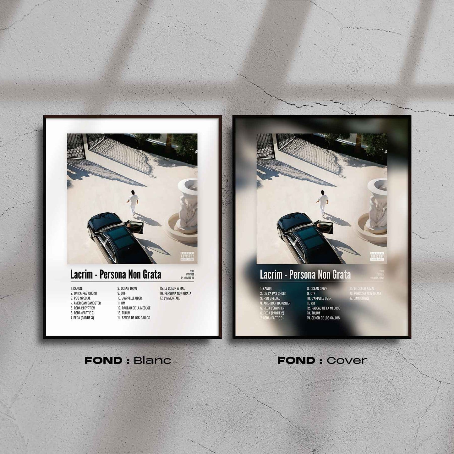Poster Lacrim - Persona Non Grata - Top Frame