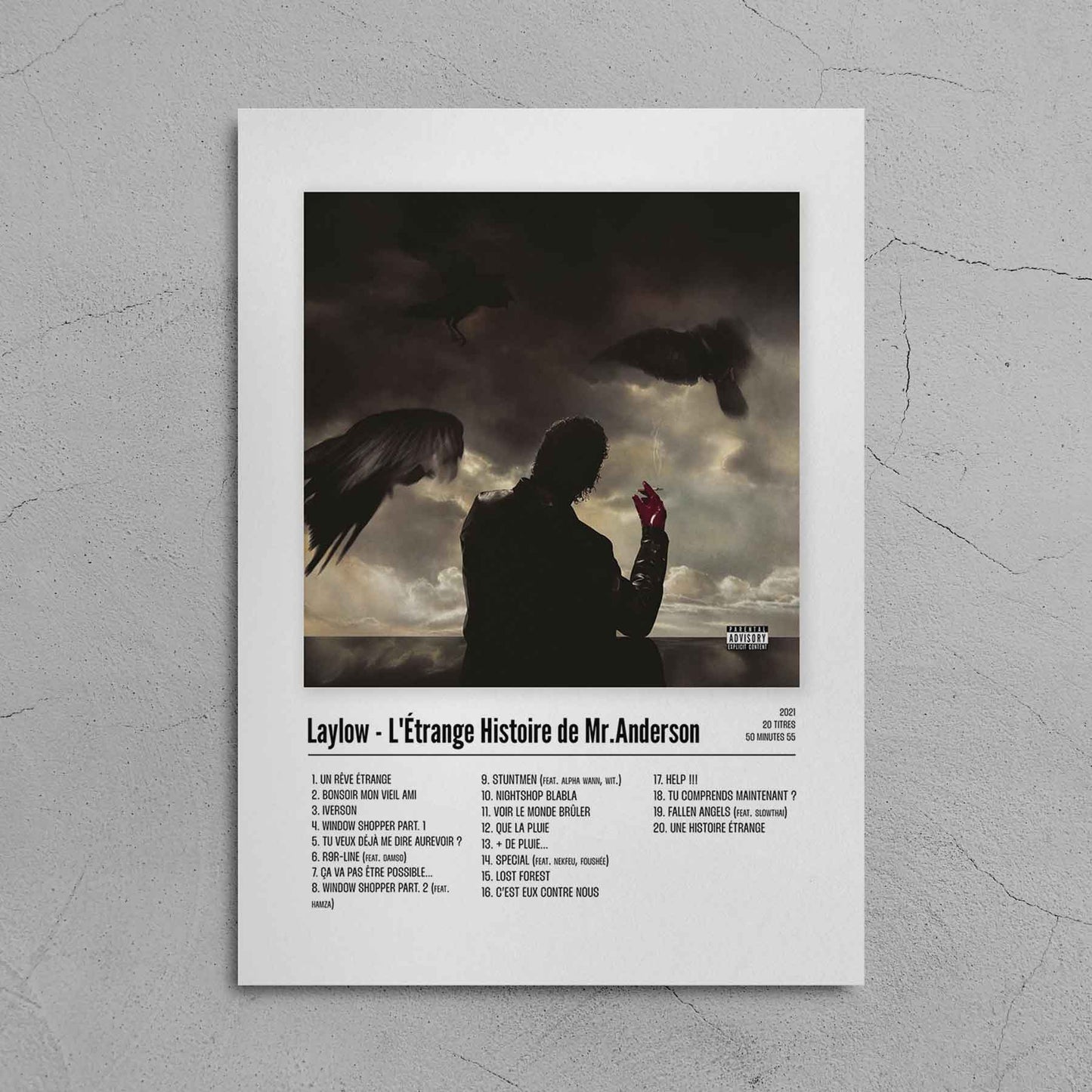 Poster Laylow - L'Étrange Histoire de Mr.Anderson - Top Frame