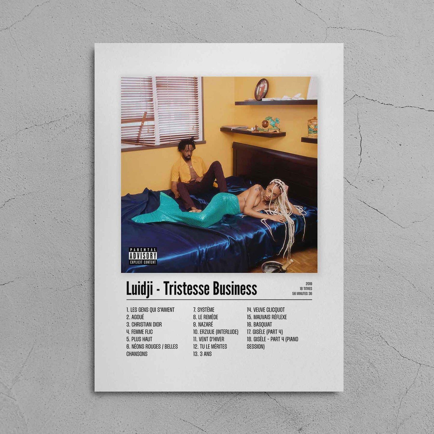 Poster Luidji - Tristesse Business - Top Frame