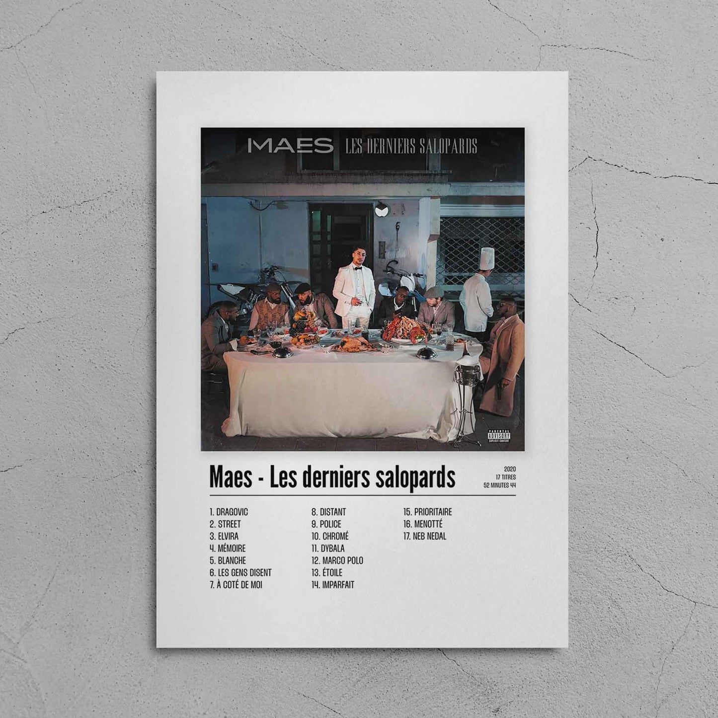 Poster Maes - Les derniers salopards - Top Frame