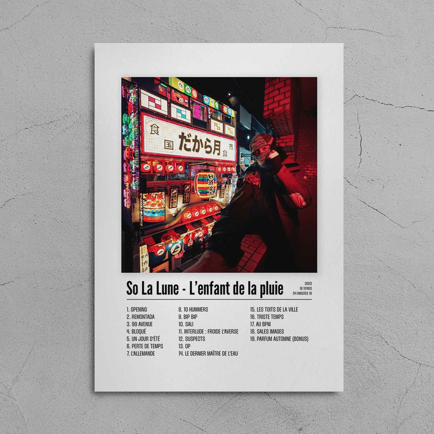 Poster So La Lune - L'enfant de la pluie - Top Frame