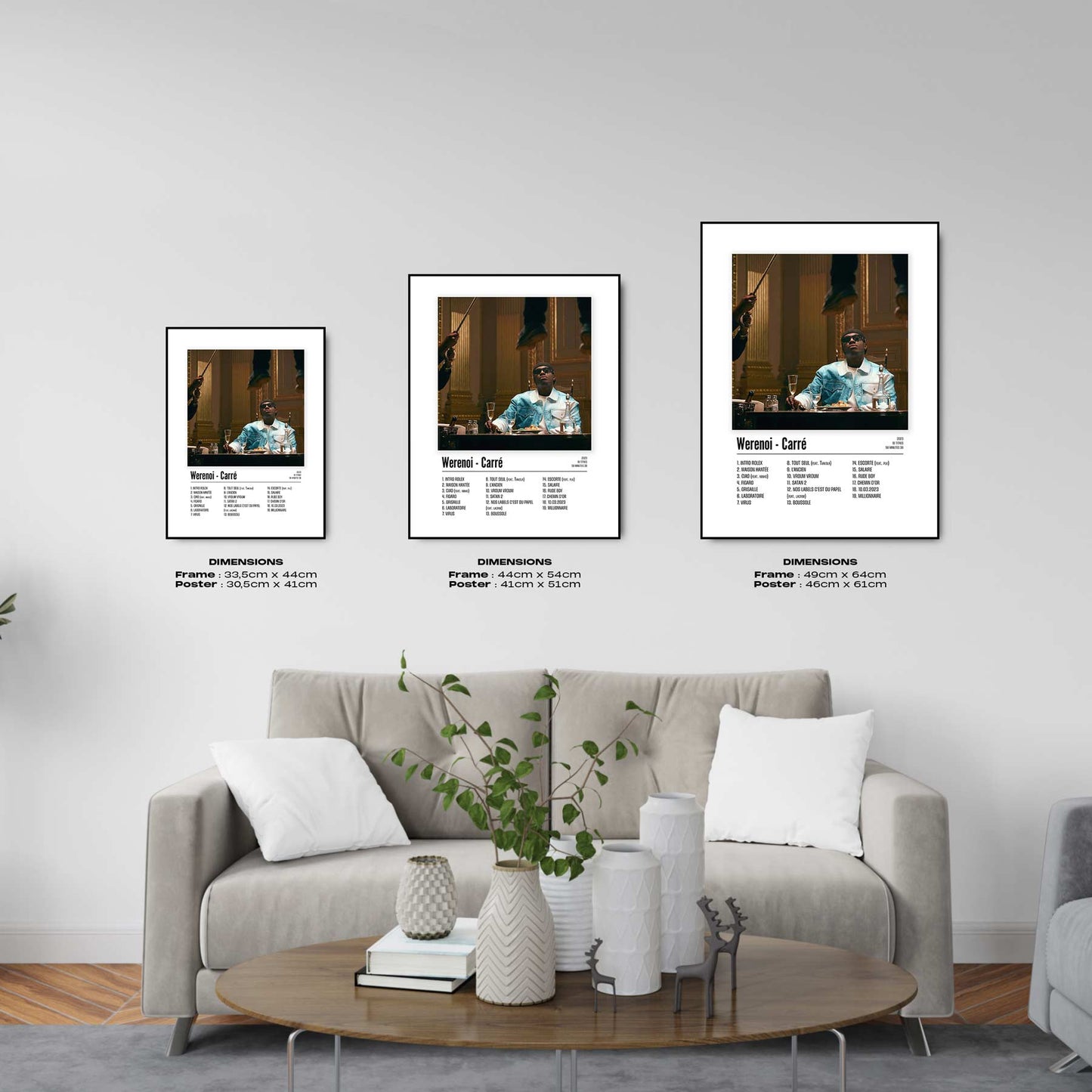 Poster Werenoi - Carré - Top Frame