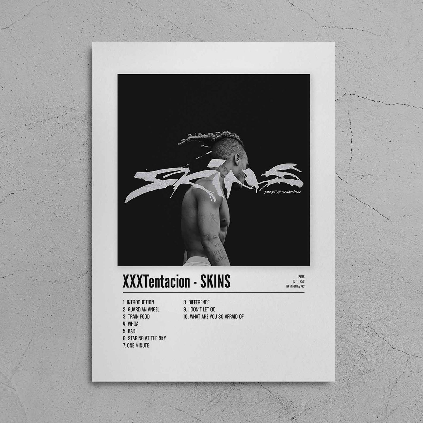 Poster XXXTentacion - SKINS - Top Frame
