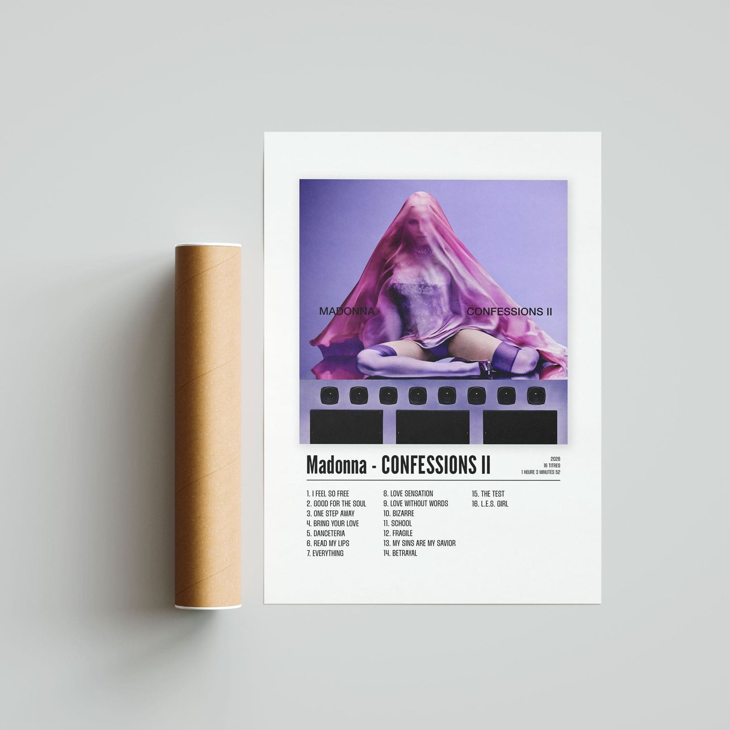 Poster Madonna - CONFESSIONS II