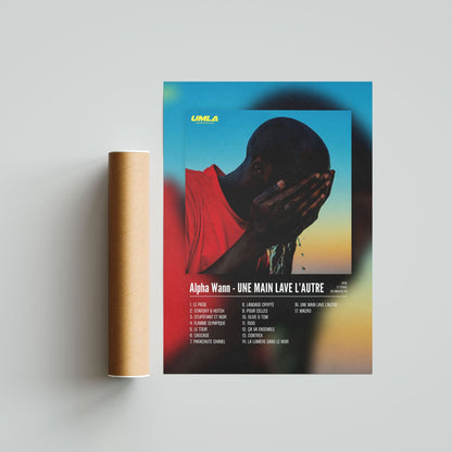 Poster Alpha Wann - UNE MAIN LAVE L'AUTRE