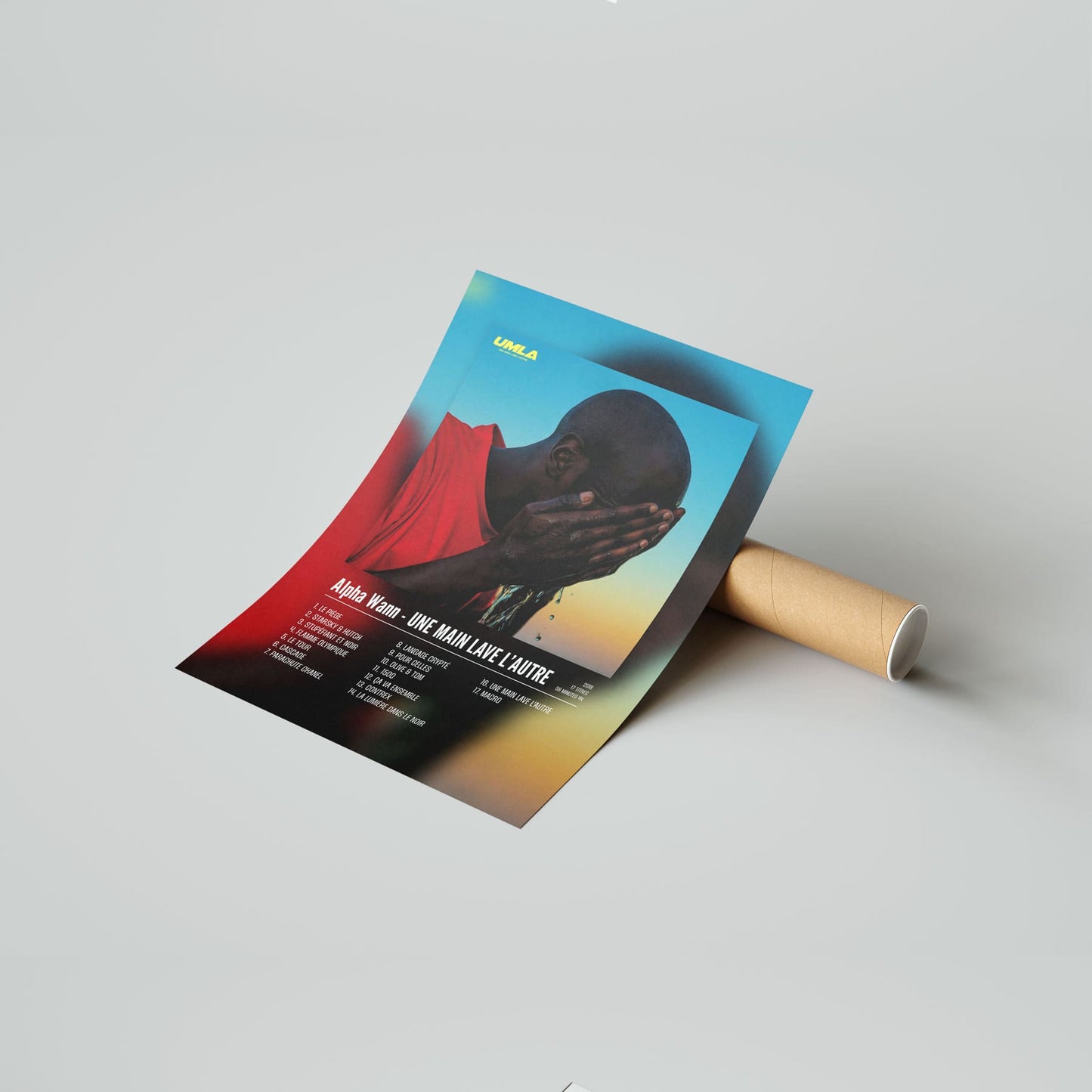 Poster Alpha Wann - UNE MAIN LAVE L'AUTRE