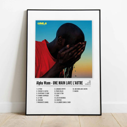 Poster Alpha Wann - UNE MAIN LAVE L'AUTRE