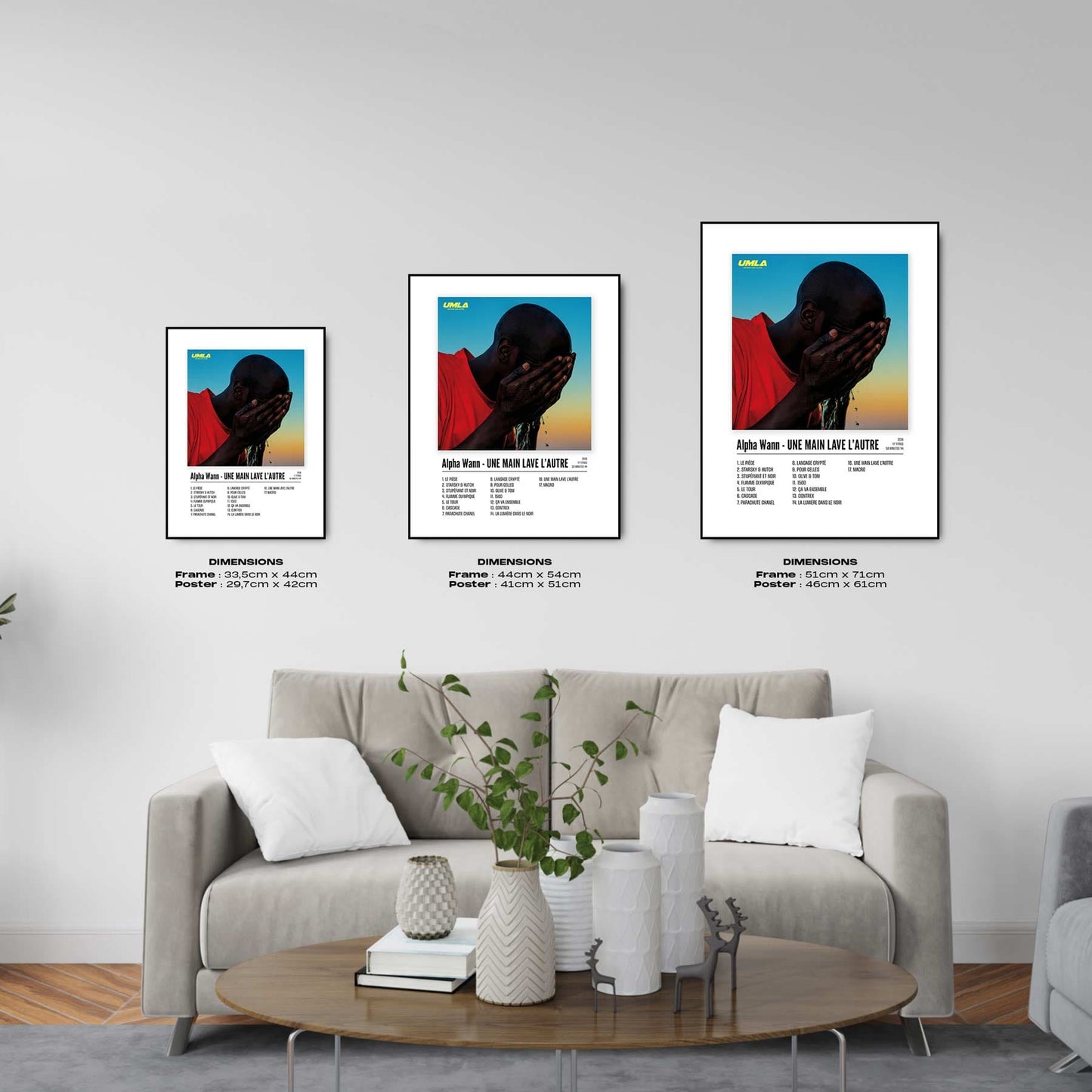 Poster Alpha Wann - UNE MAIN LAVE L'AUTRE