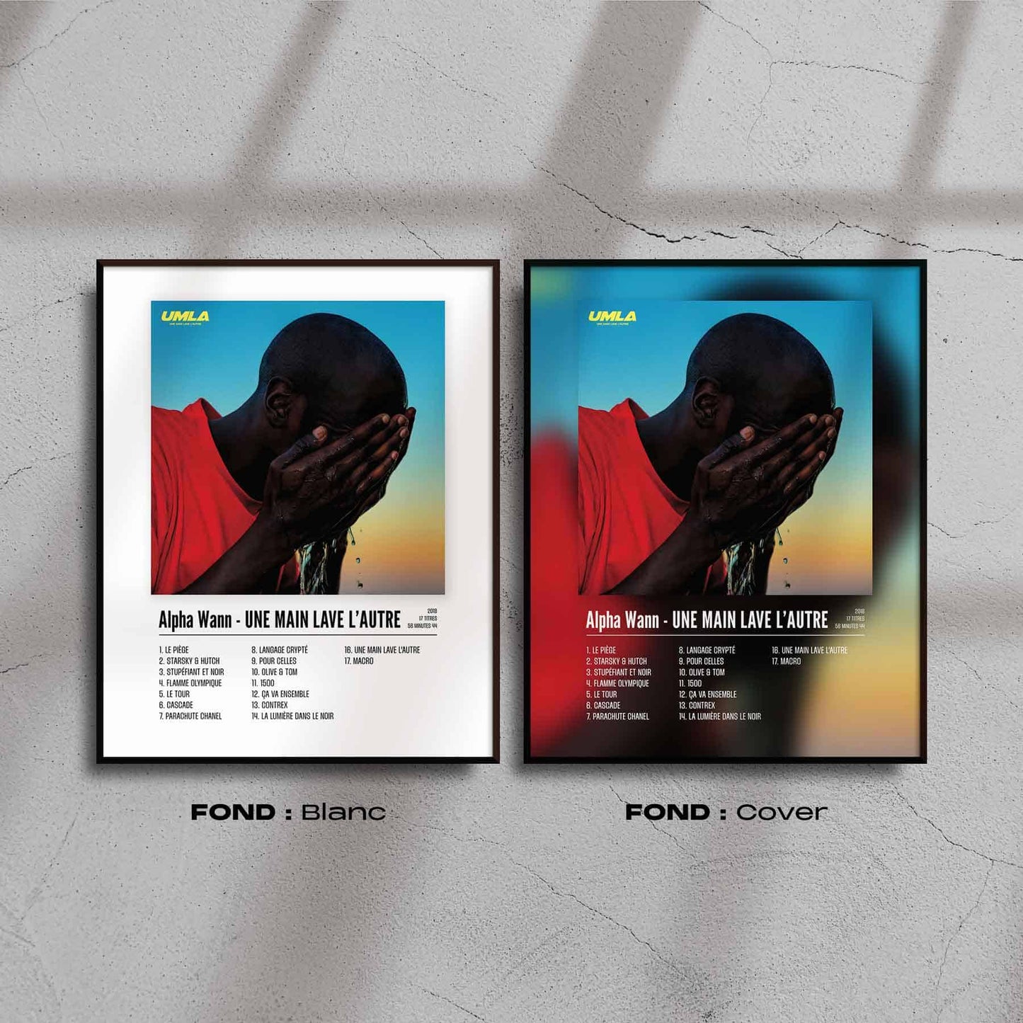 Poster Alpha Wann - UNE MAIN LAVE L'AUTRE