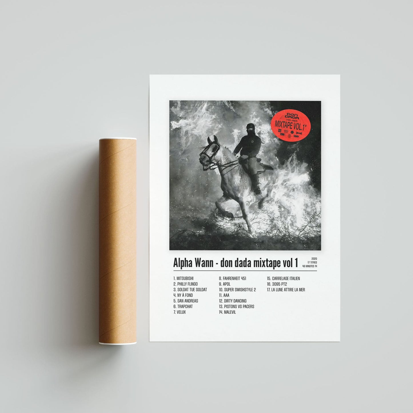 Poster Alpha Wann - don dada mixtape vol 1