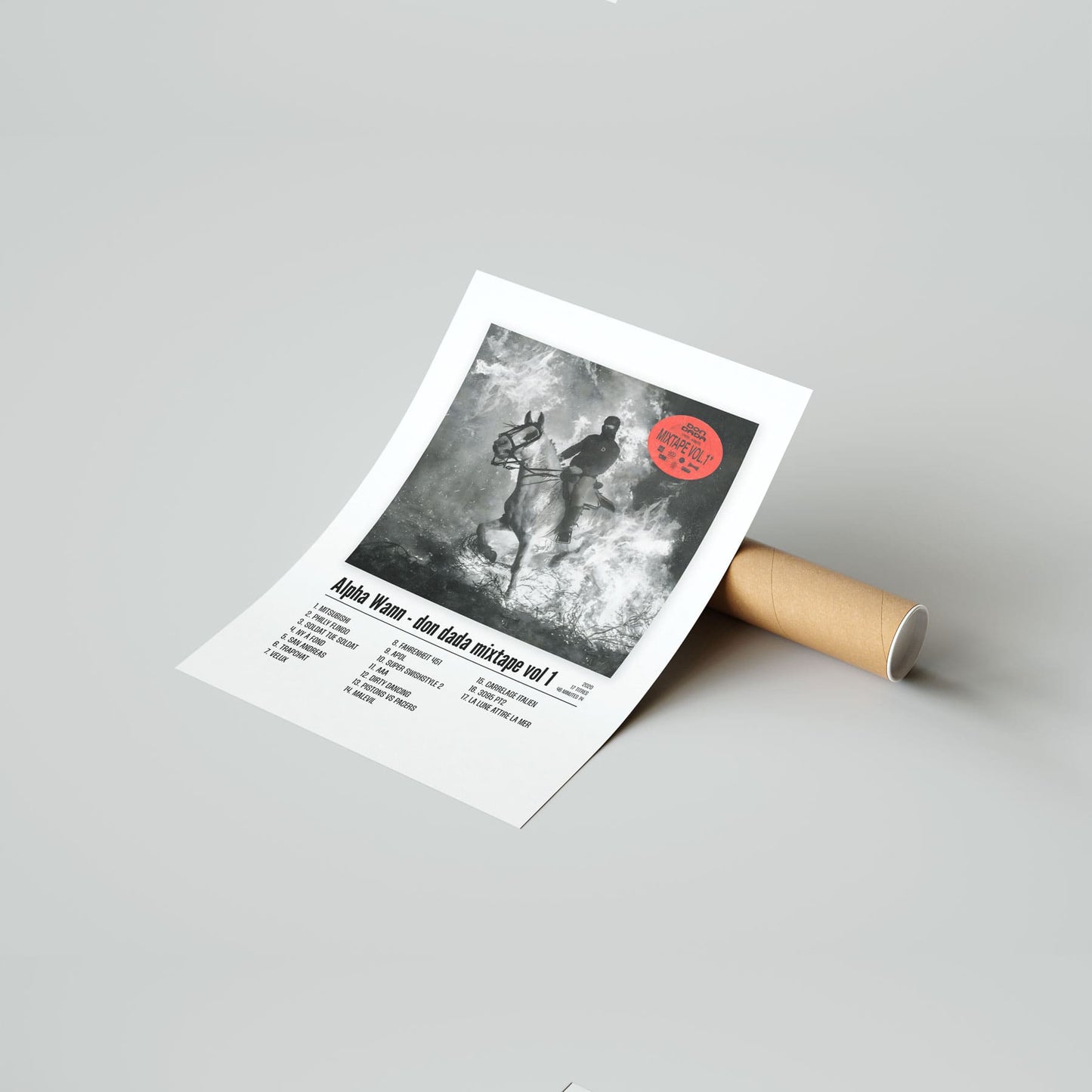 Poster Alpha Wann - don dada mixtape vol 1