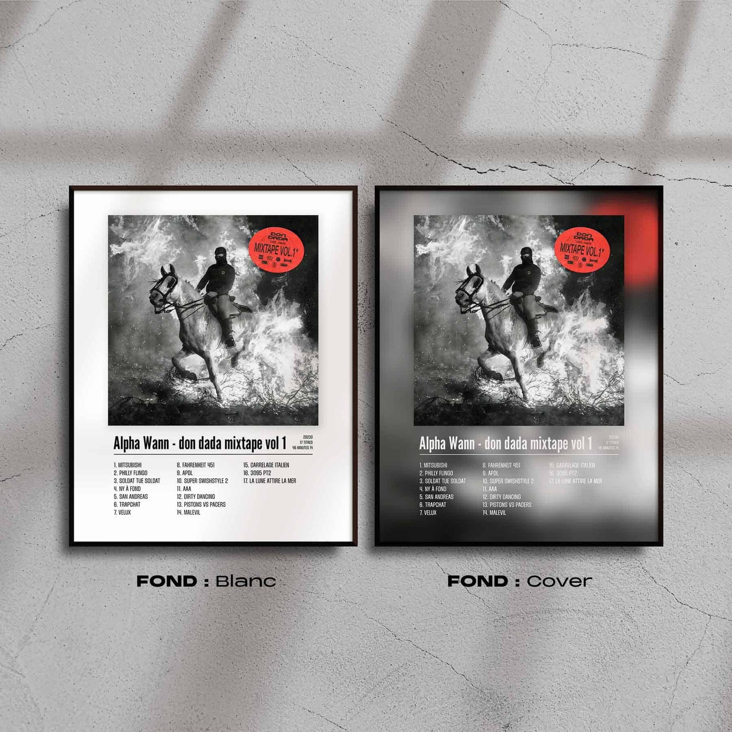 Poster Alpha Wann - don dada mixtape vol 1