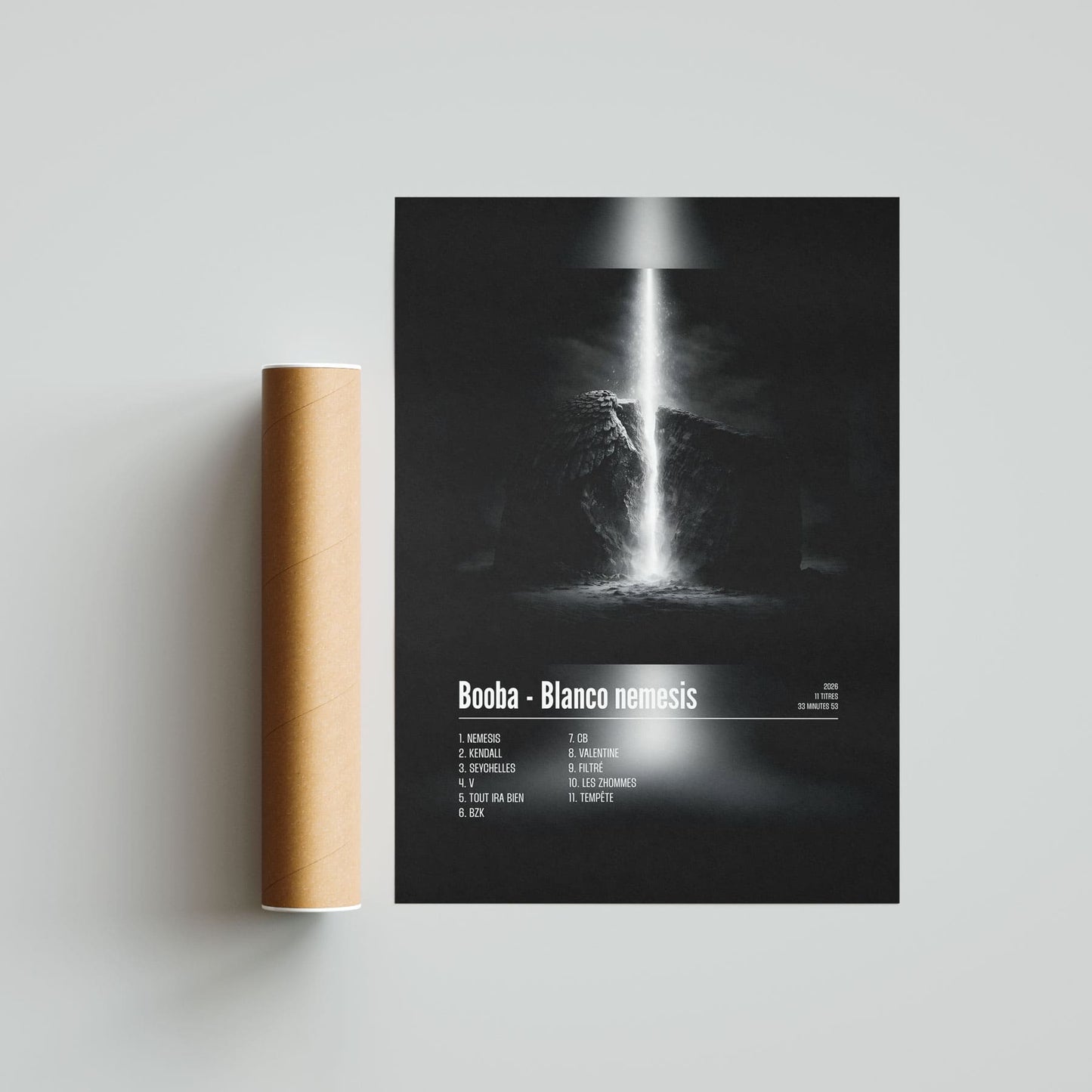 Poster Booba - Blanco nemesis