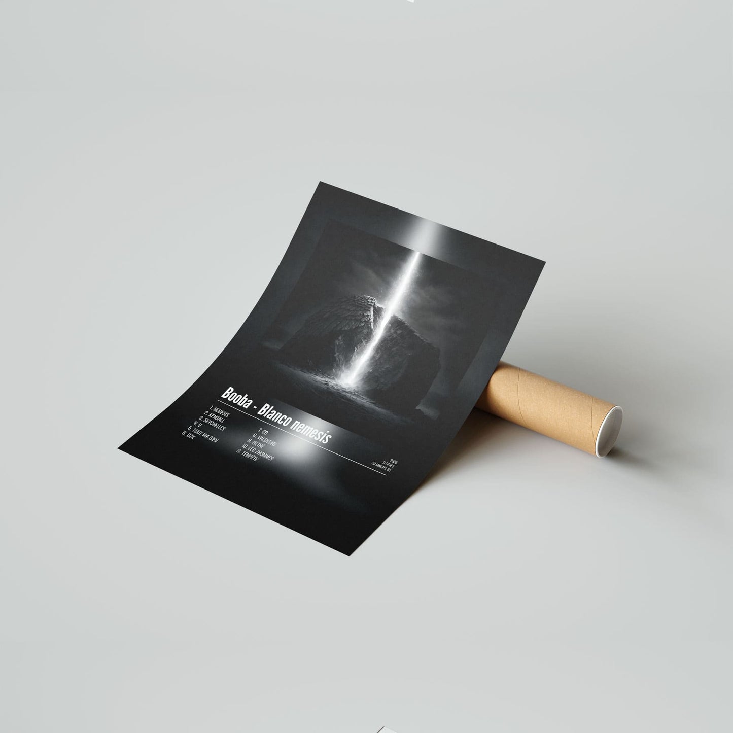 Poster Booba - Blanco nemesis