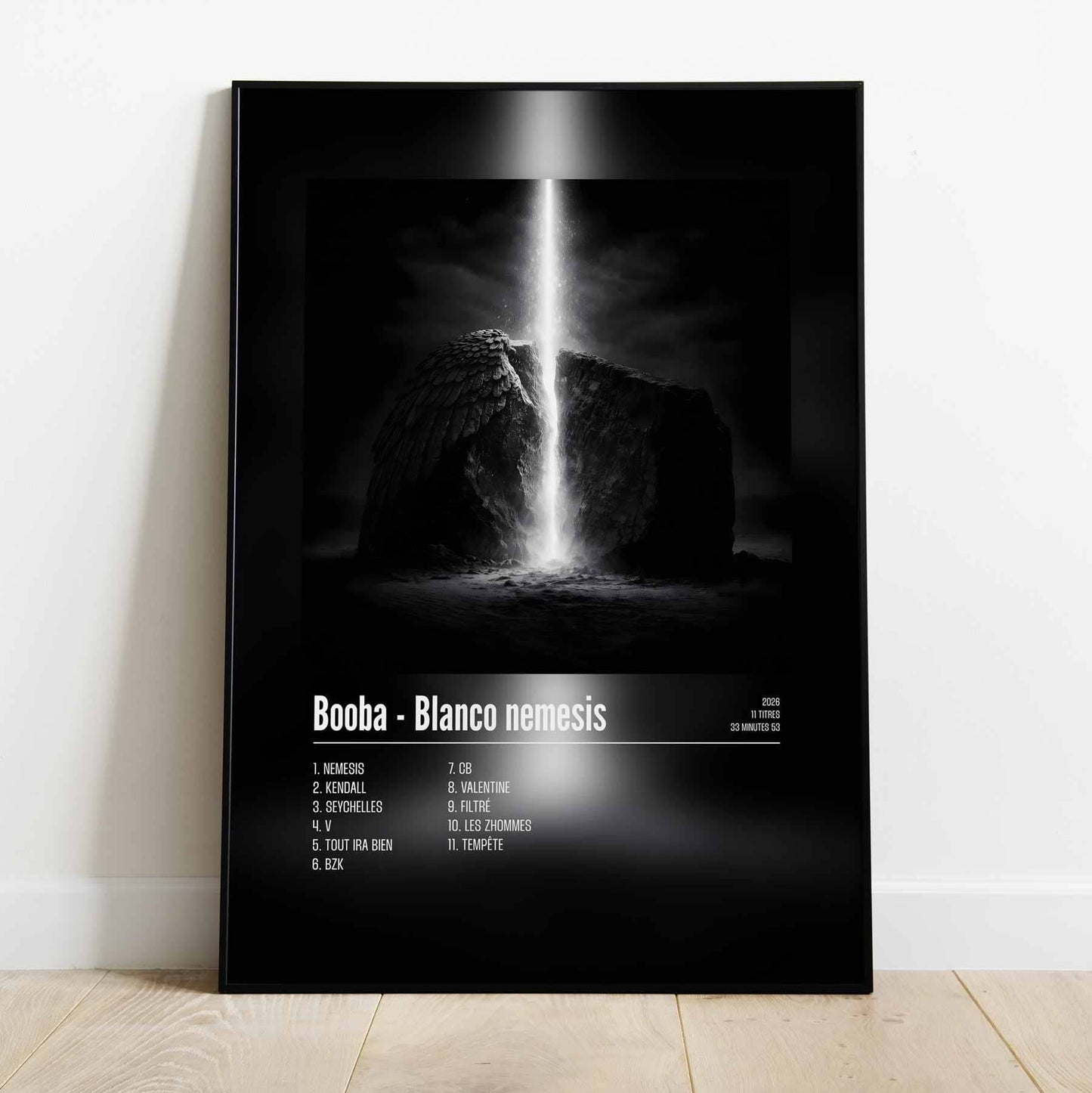 Poster Booba - Blanco nemesis