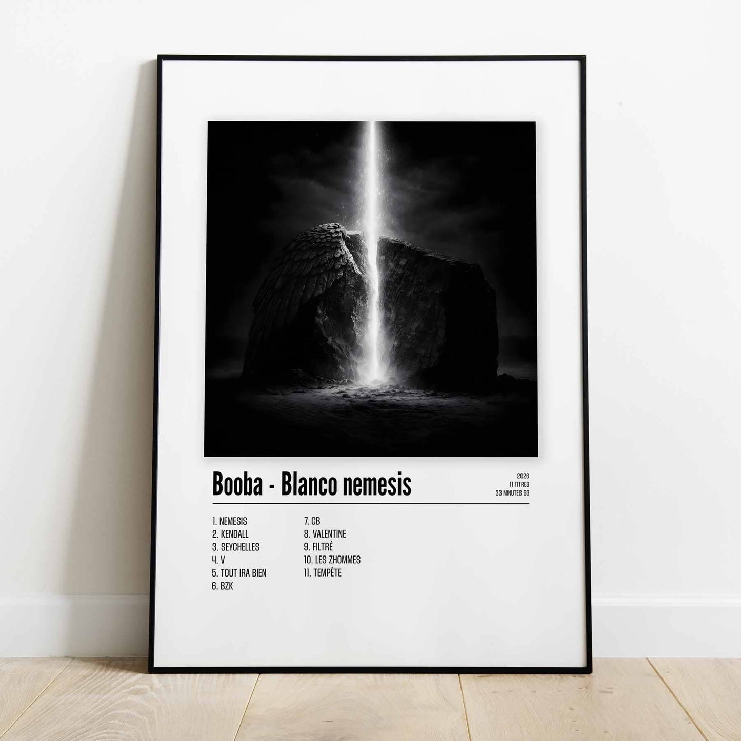 Poster Booba - Blanco nemesis