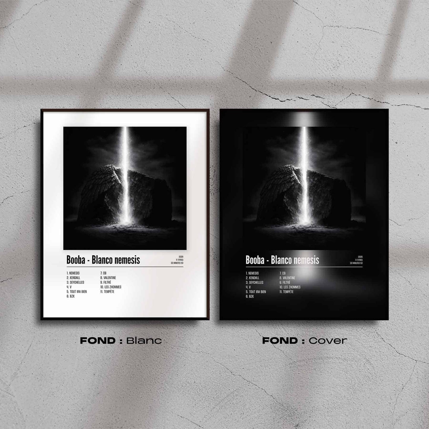 Poster Booba - Blanco nemesis