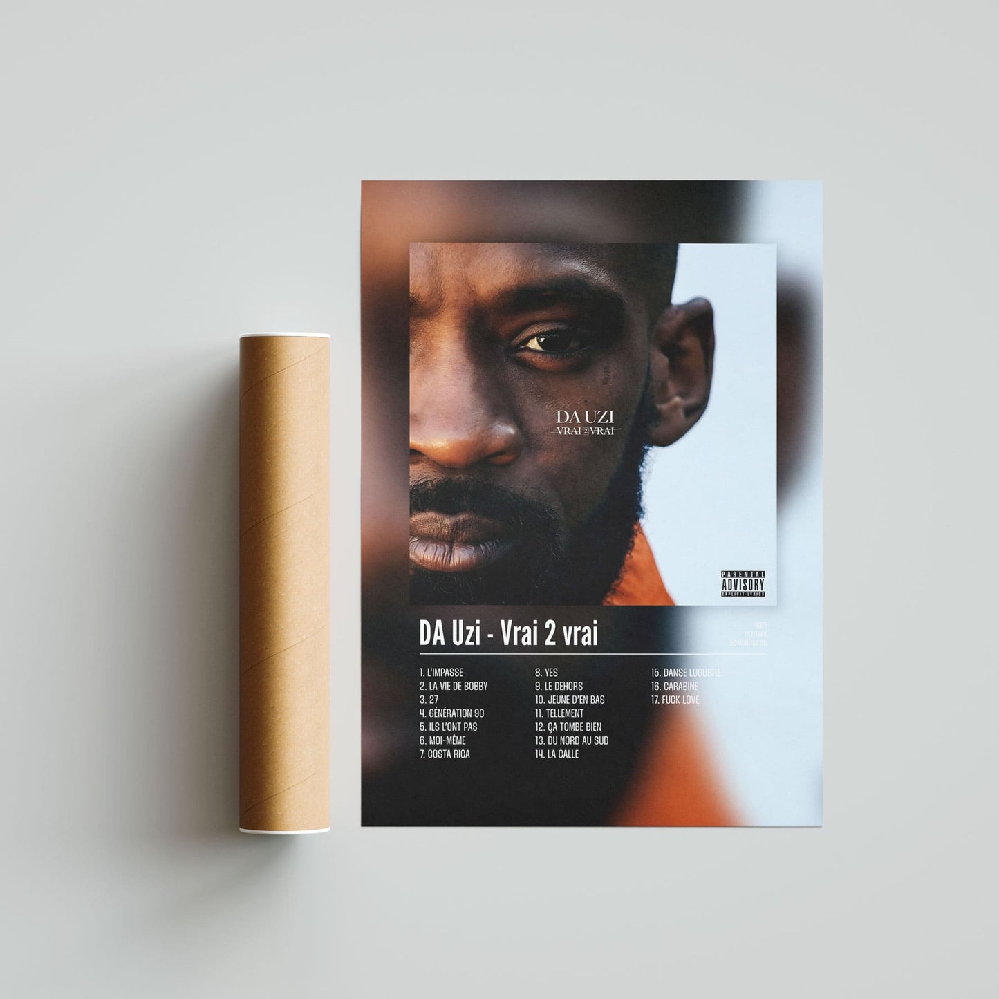 Poster DA Uzi - Vrai 2 vrai