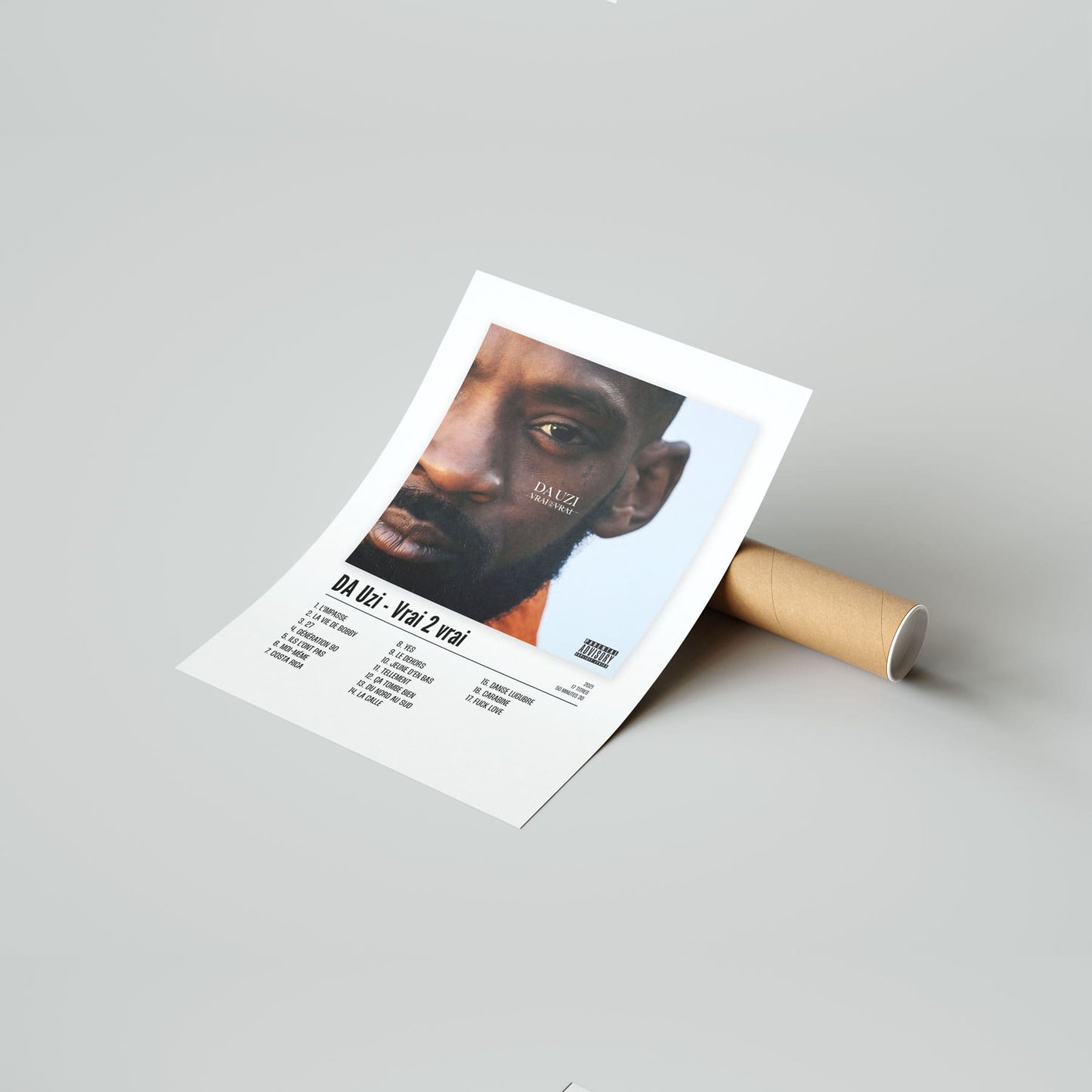 Poster DA Uzi - Vrai 2 vrai