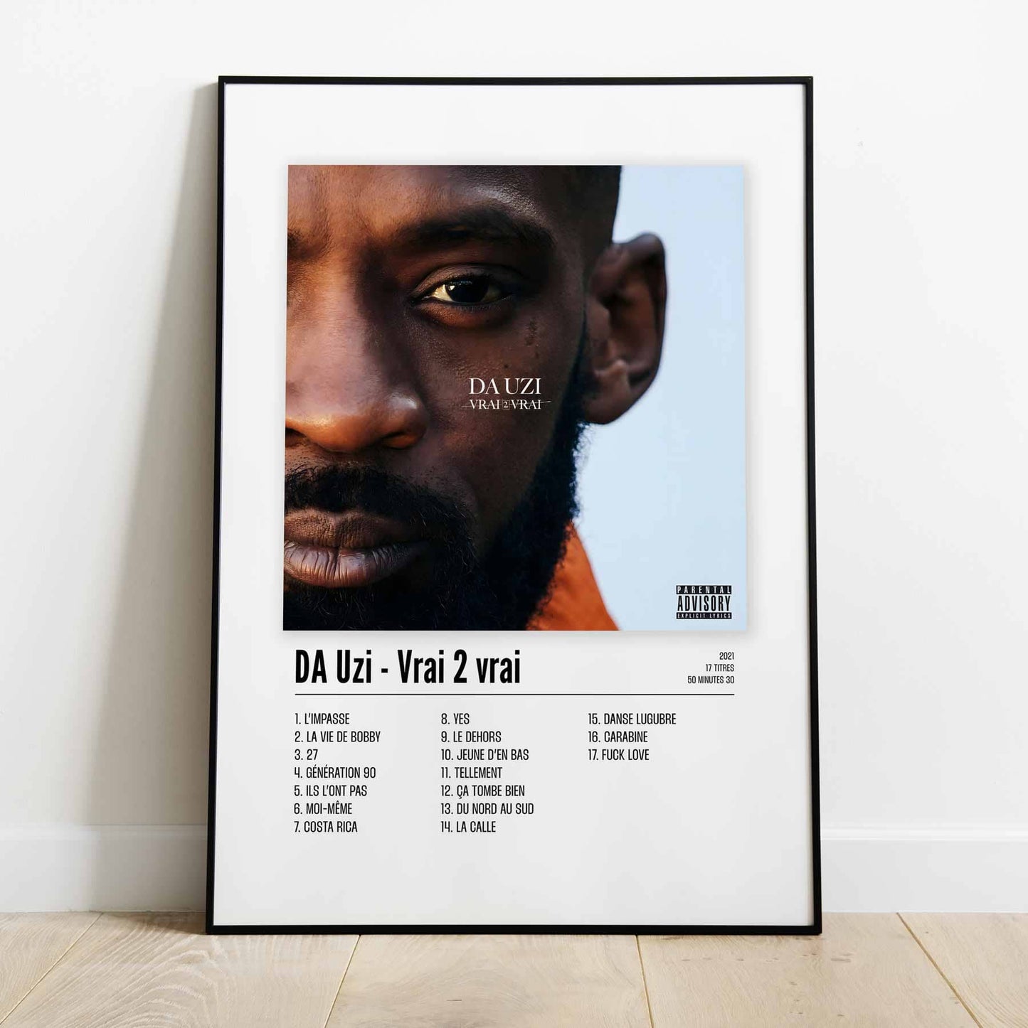 Poster DA Uzi - Vrai 2 vrai