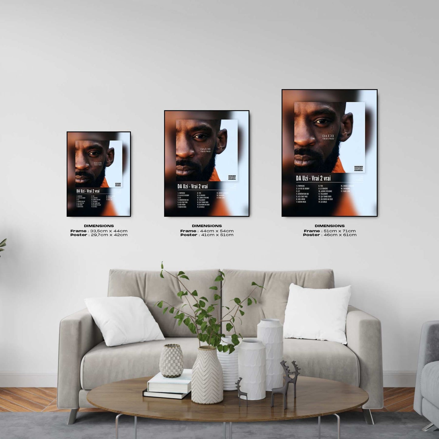 Poster DA Uzi - Vrai 2 vrai